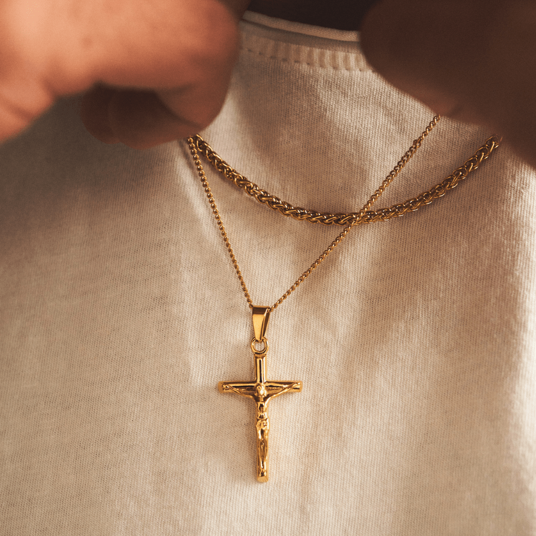 Kruisbeeld Set (Goud)