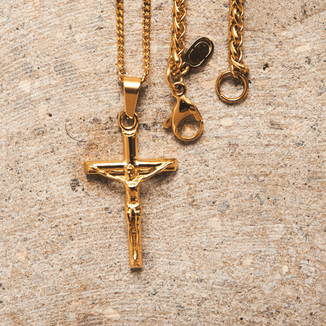 Kruisbeeld Set (Goud)