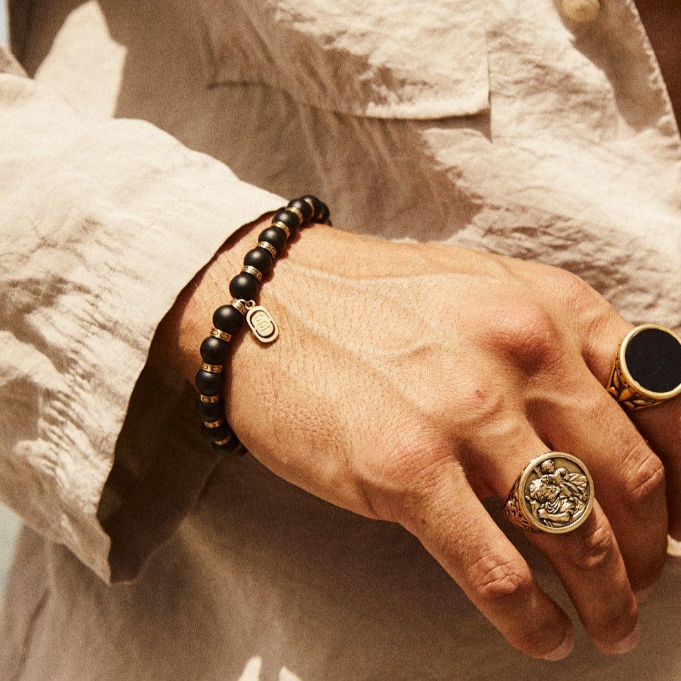 Split Kralenarmband (Goud)