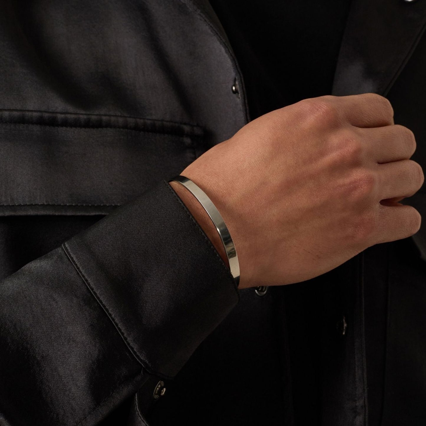 Klassieke Cuff 5mm (Zilver)