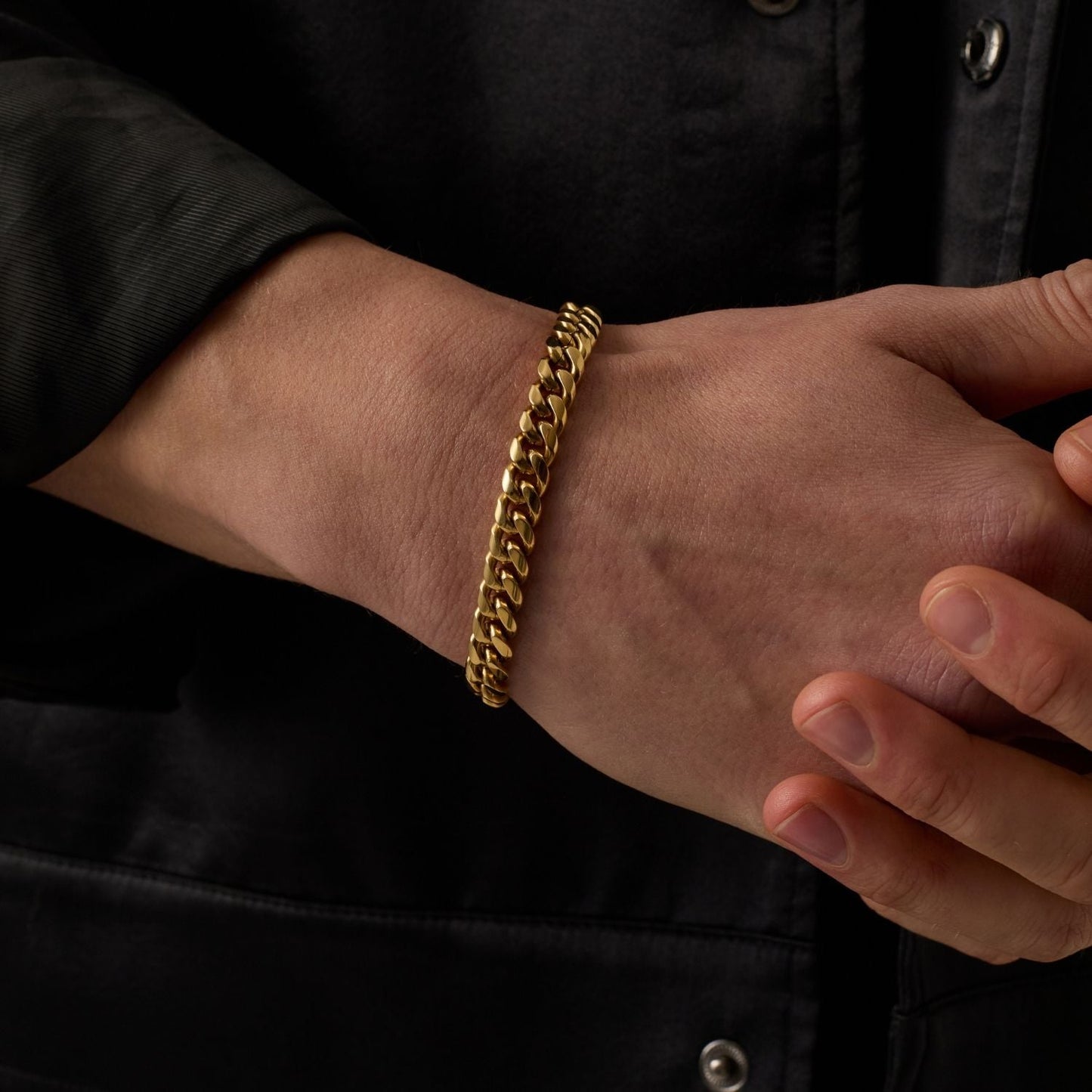 Cuban Armband (Goud) 8mm