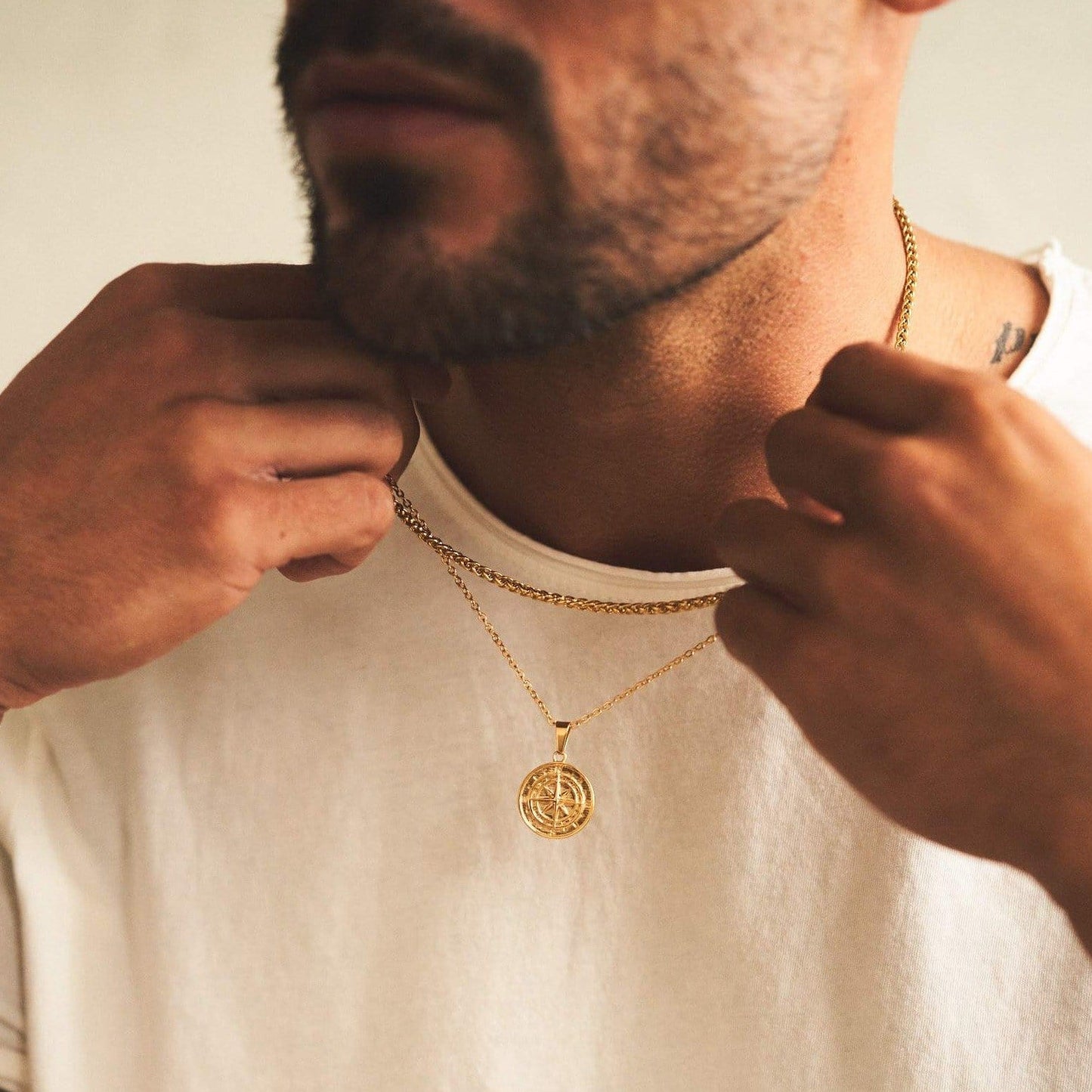 Kompas Set (Goud)