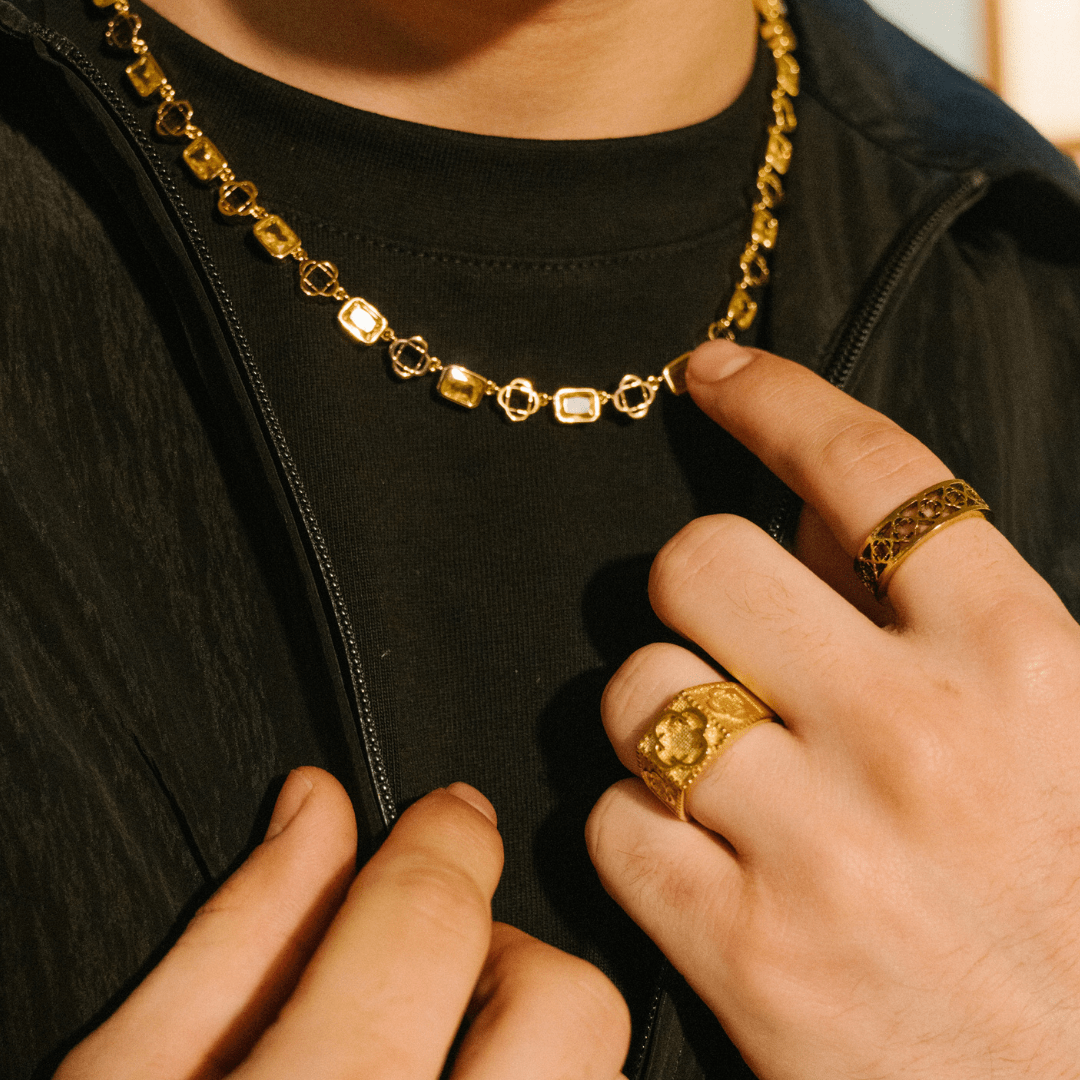 Clover Sovereign Ring (Goud)