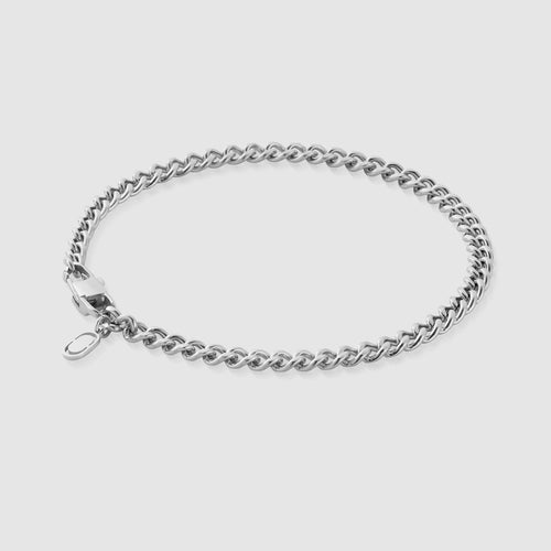 Cubaans Armband (Zilver) 4mm