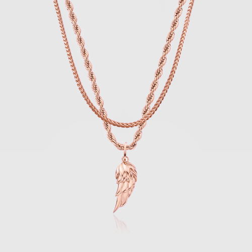 Wing & Cali Set (Roze Goud)
