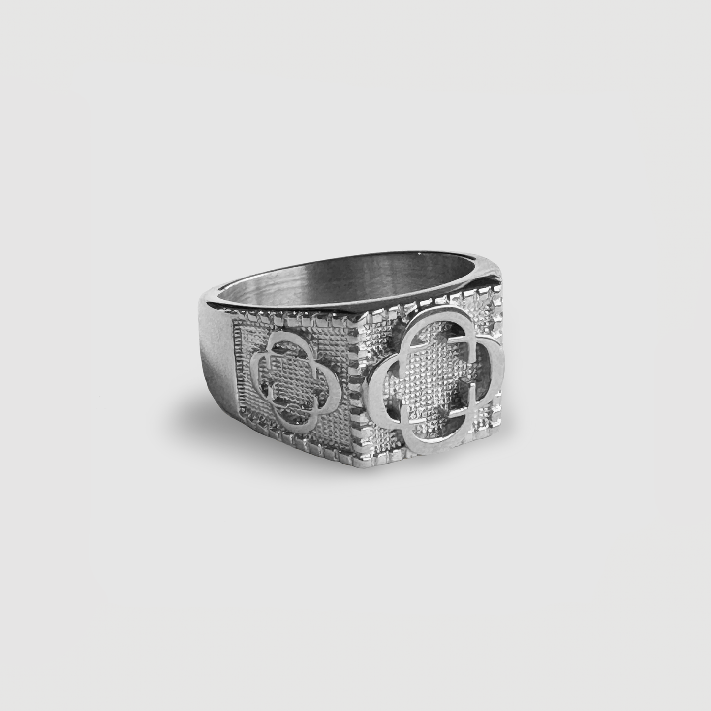 Clover Sovereign Ring (Zilver)