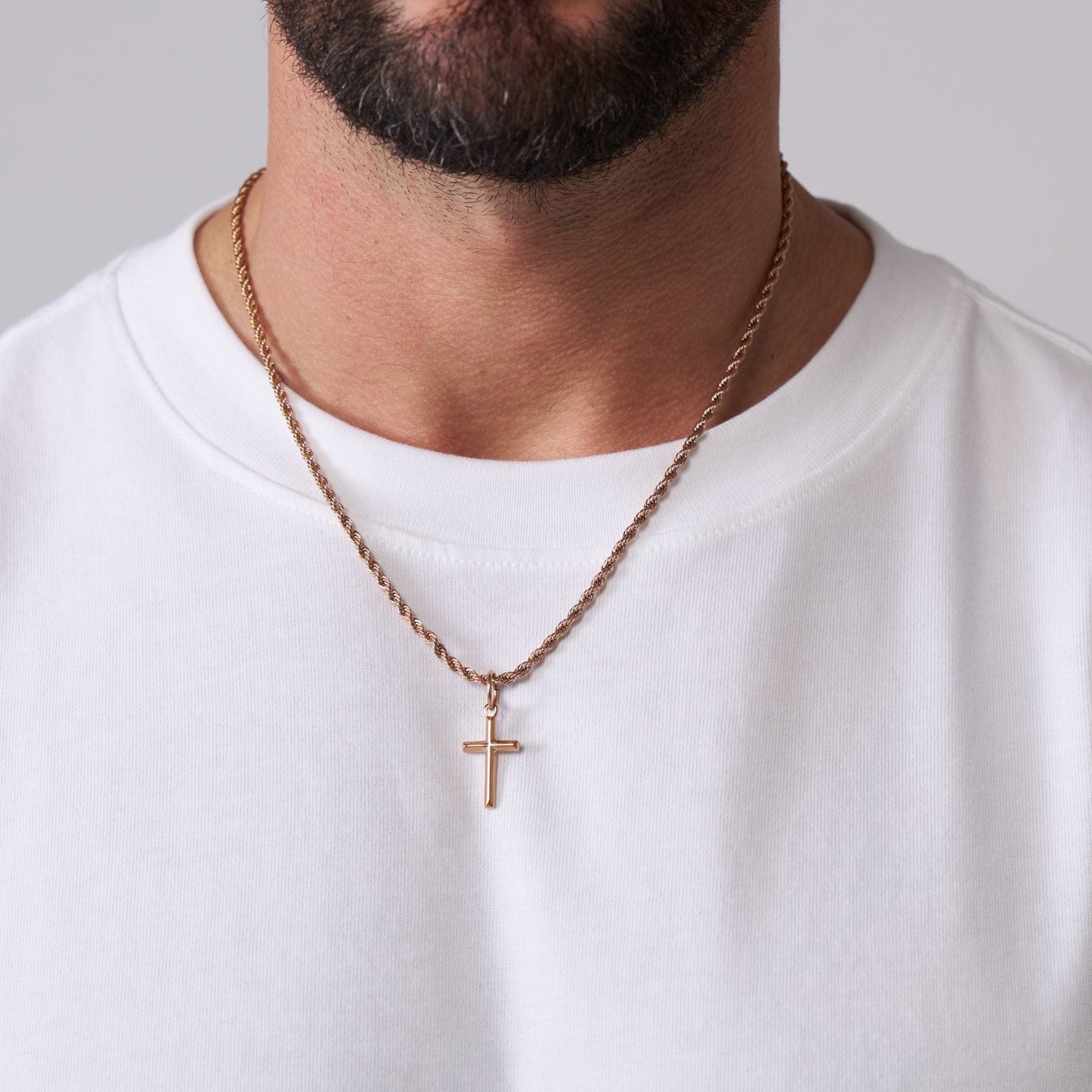Kruis (Roze Goud)