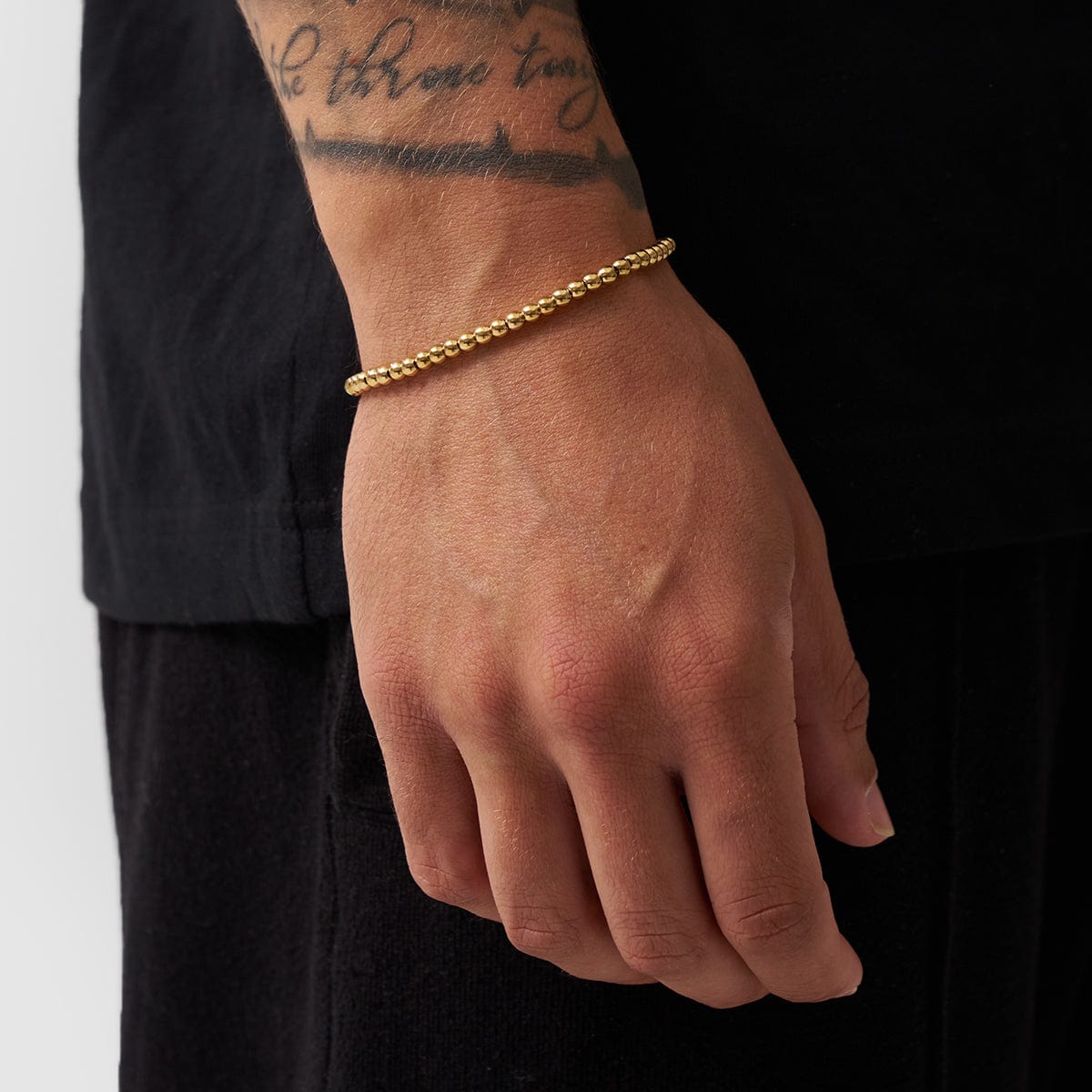 Mini Chrome Bal Armband (Goud)