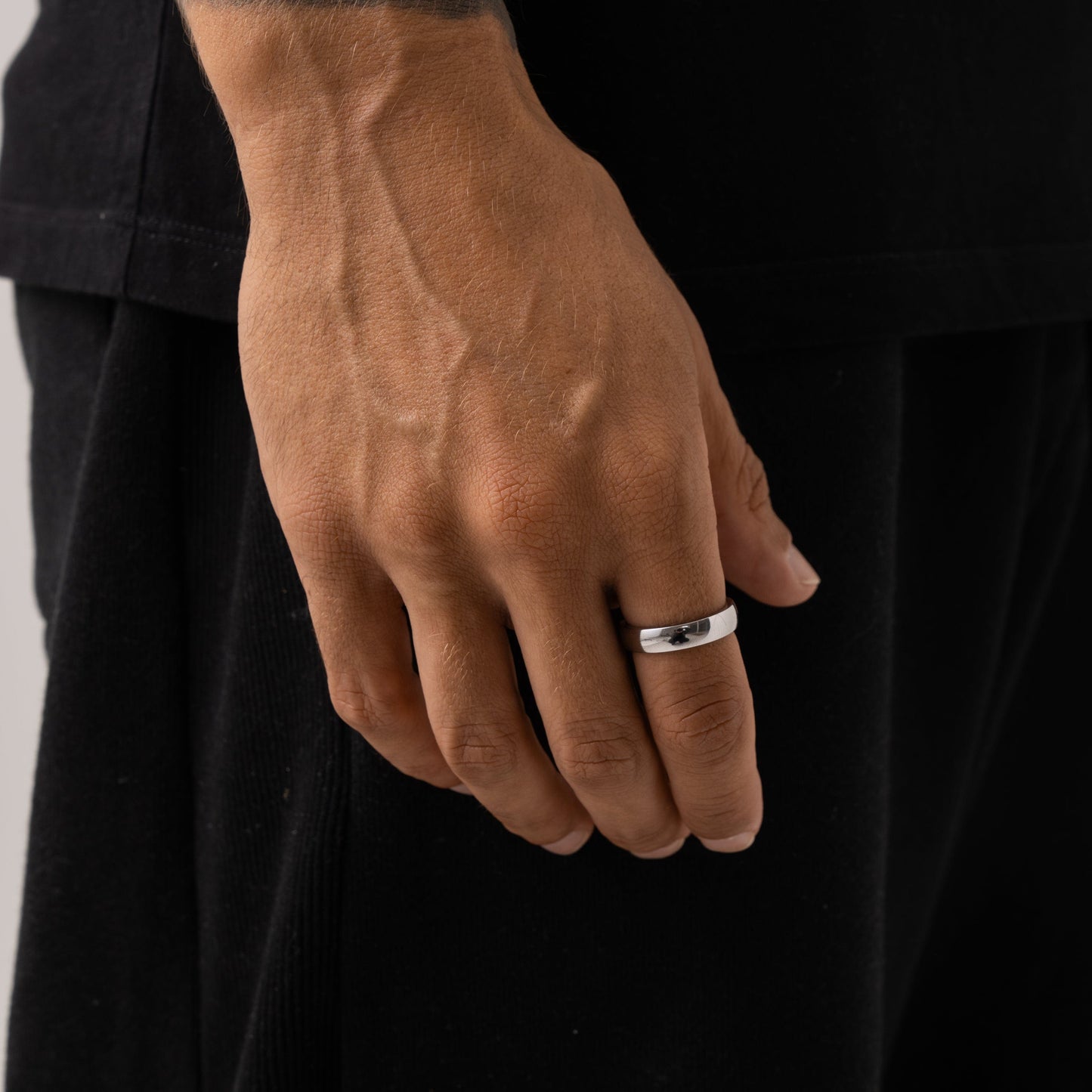 Ronde Band Ring (Zilver) 5mm