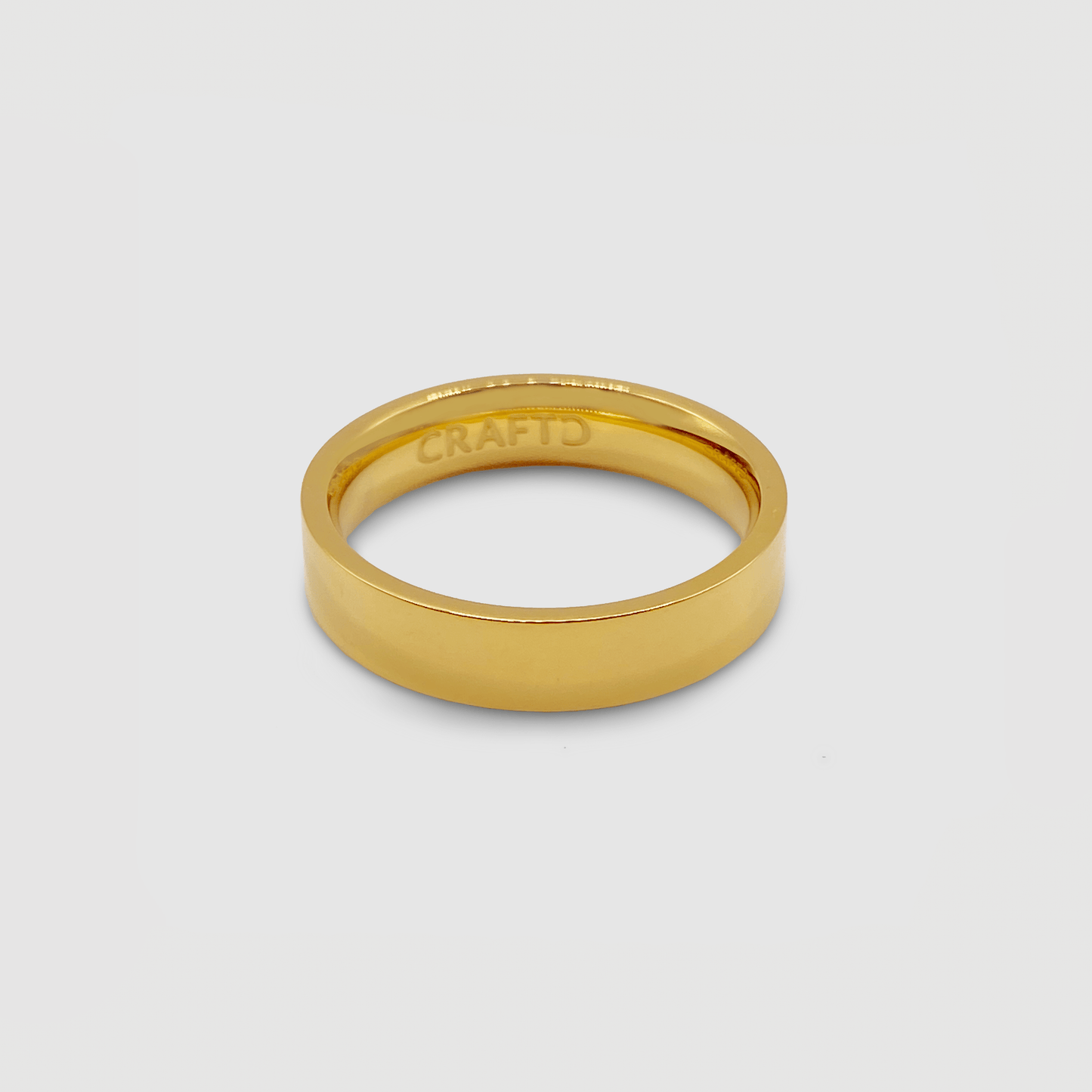 Platte Bandring (Goud) 5mm