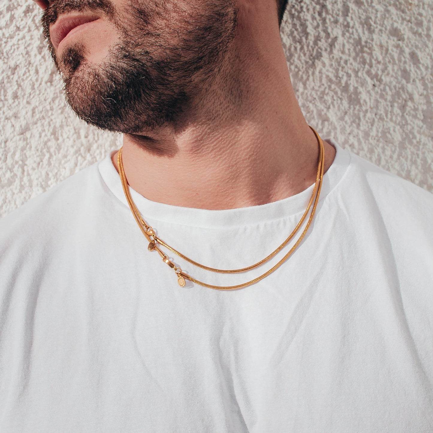 Slangenketting (Goud) 2mm