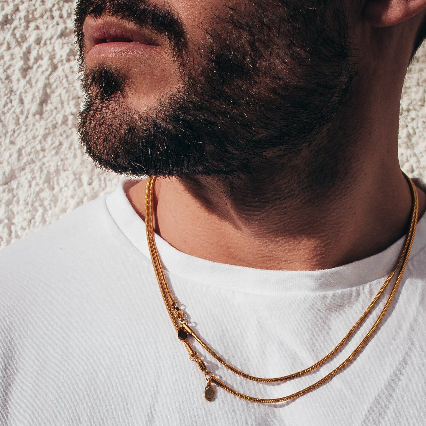 Slangenketting (Goud) 2mm