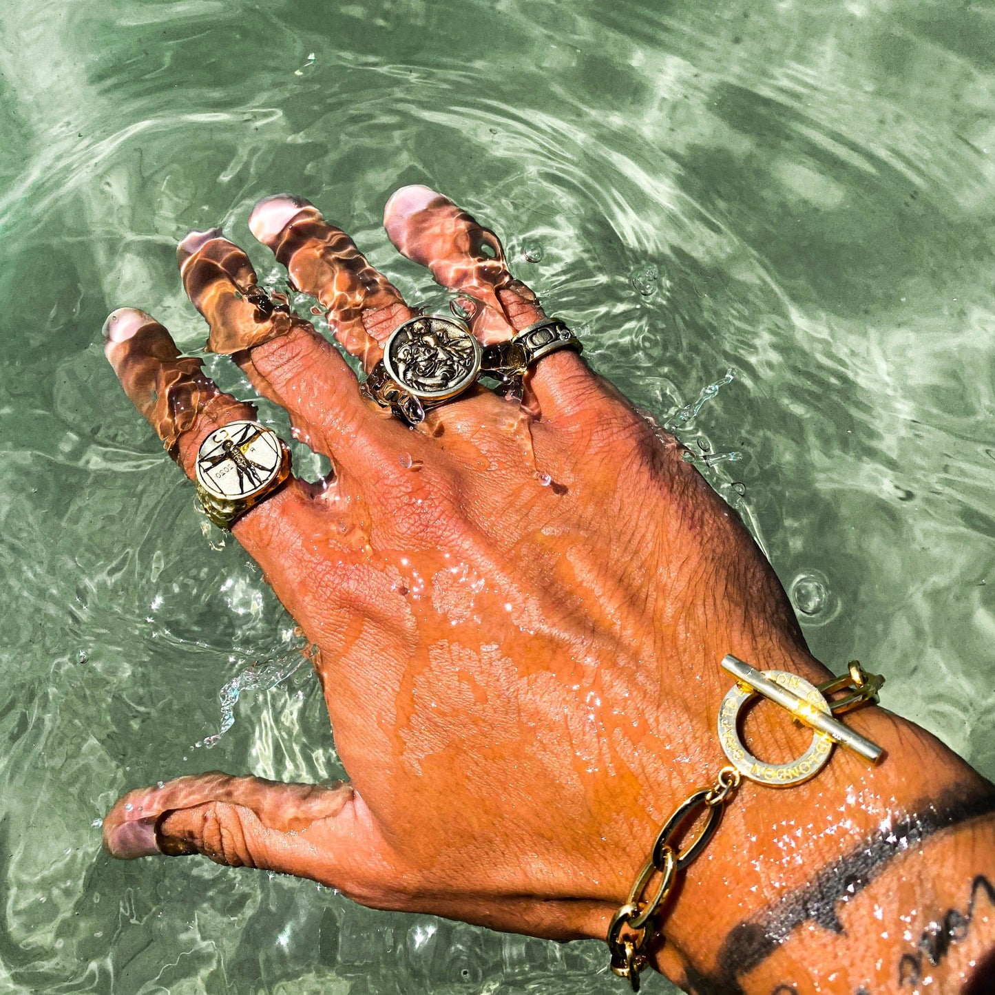 St. Christopher Ring (Goud)