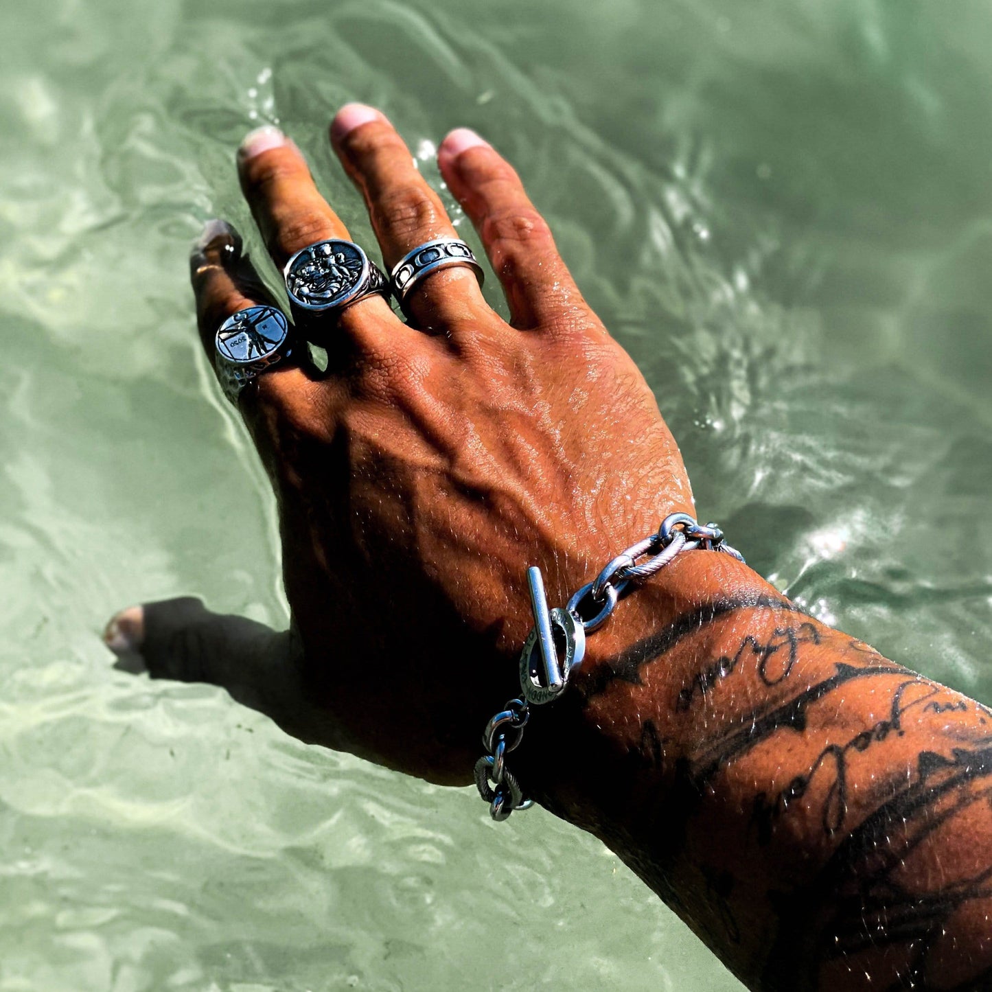 Toggle Milan Armband (Zilver)