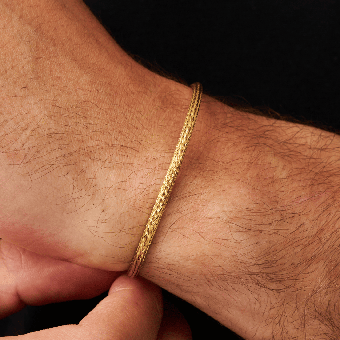 Micro Plissé Armband (Goud)