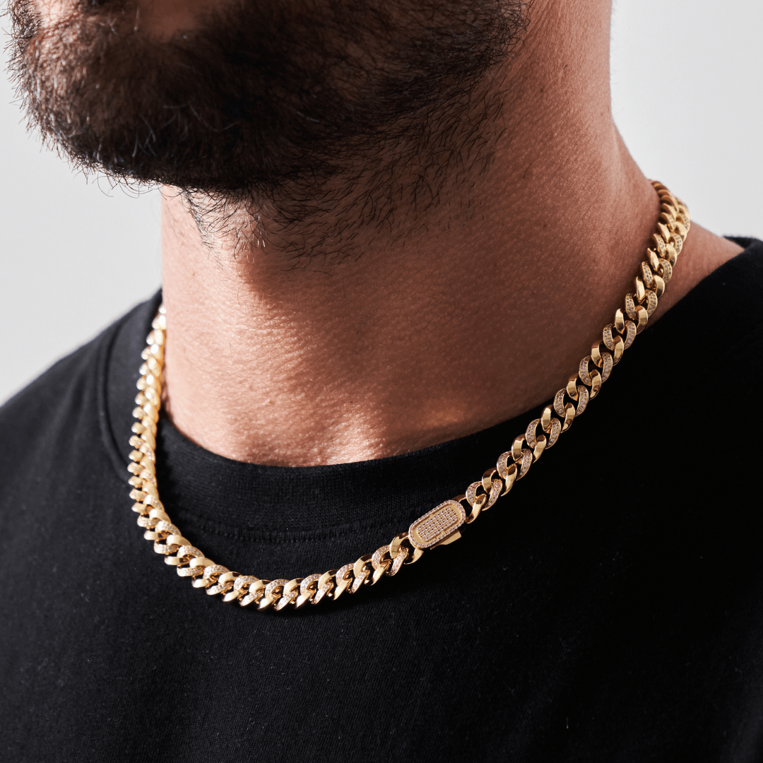 Half Iced Cuban (Goud) 8mm