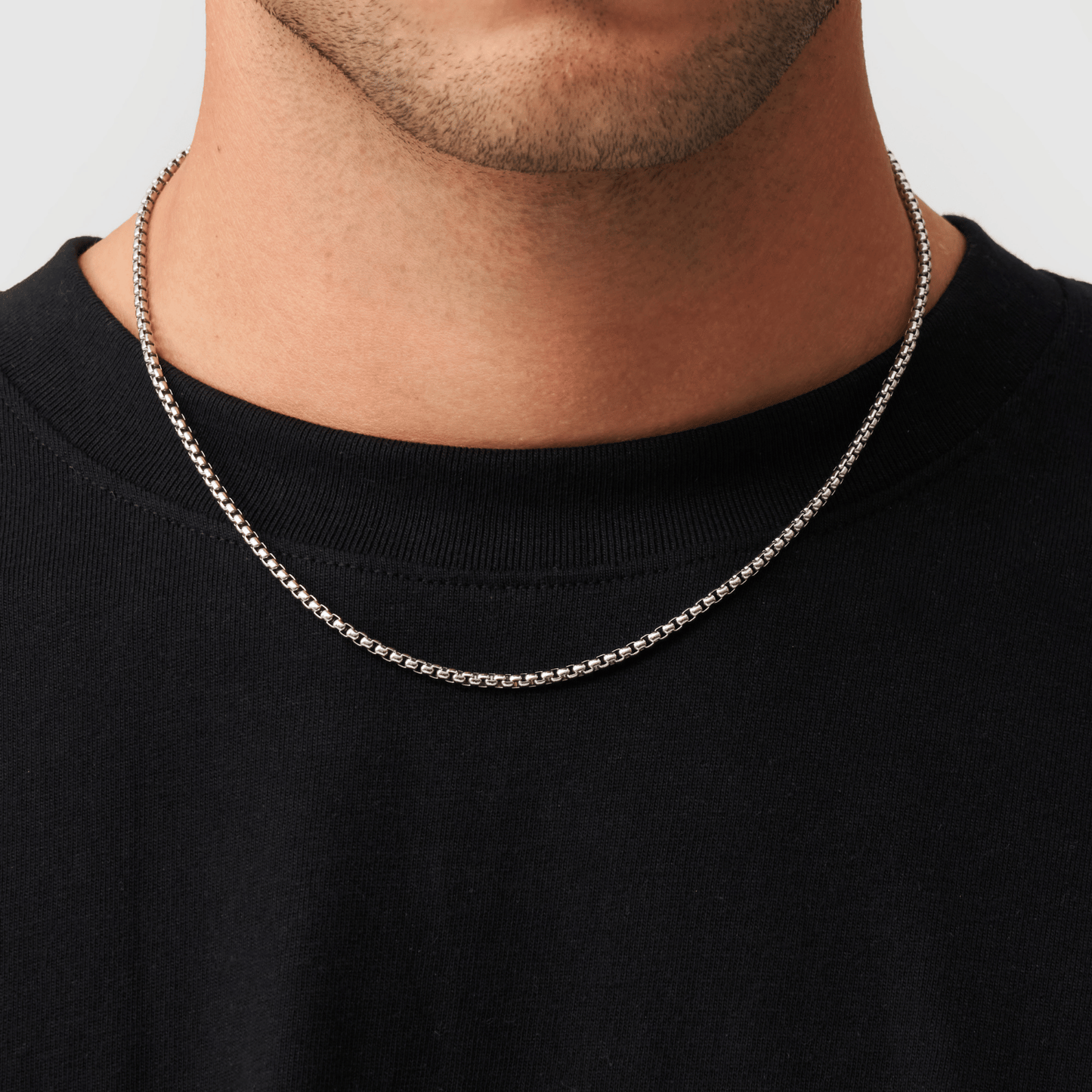 Ronde Box Chain (Zilver) 3mm