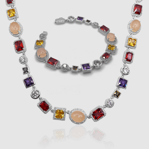 Edelsteen Set (Zilver)
