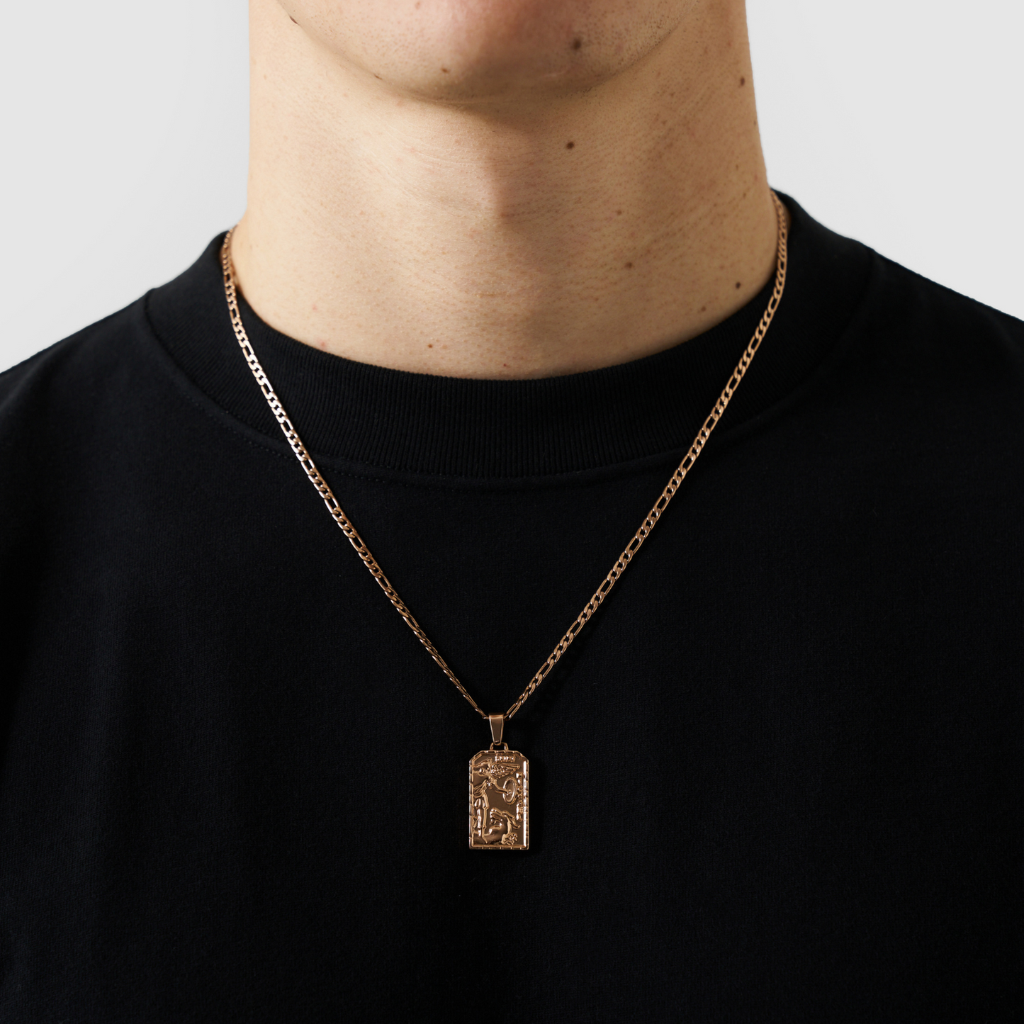 Sint Michael Hanger (Roze Goud)