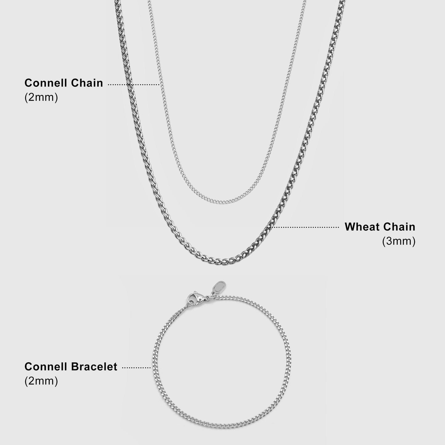 Essentieel Set (Zilver)