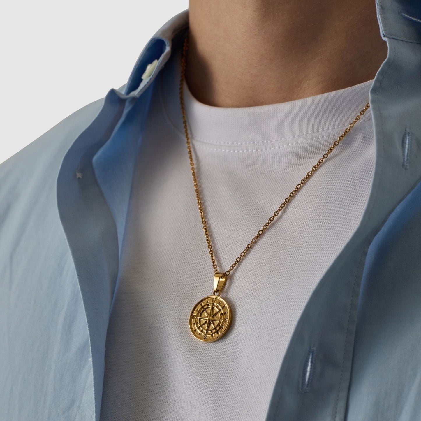 Kompas Hangertje (Goud)