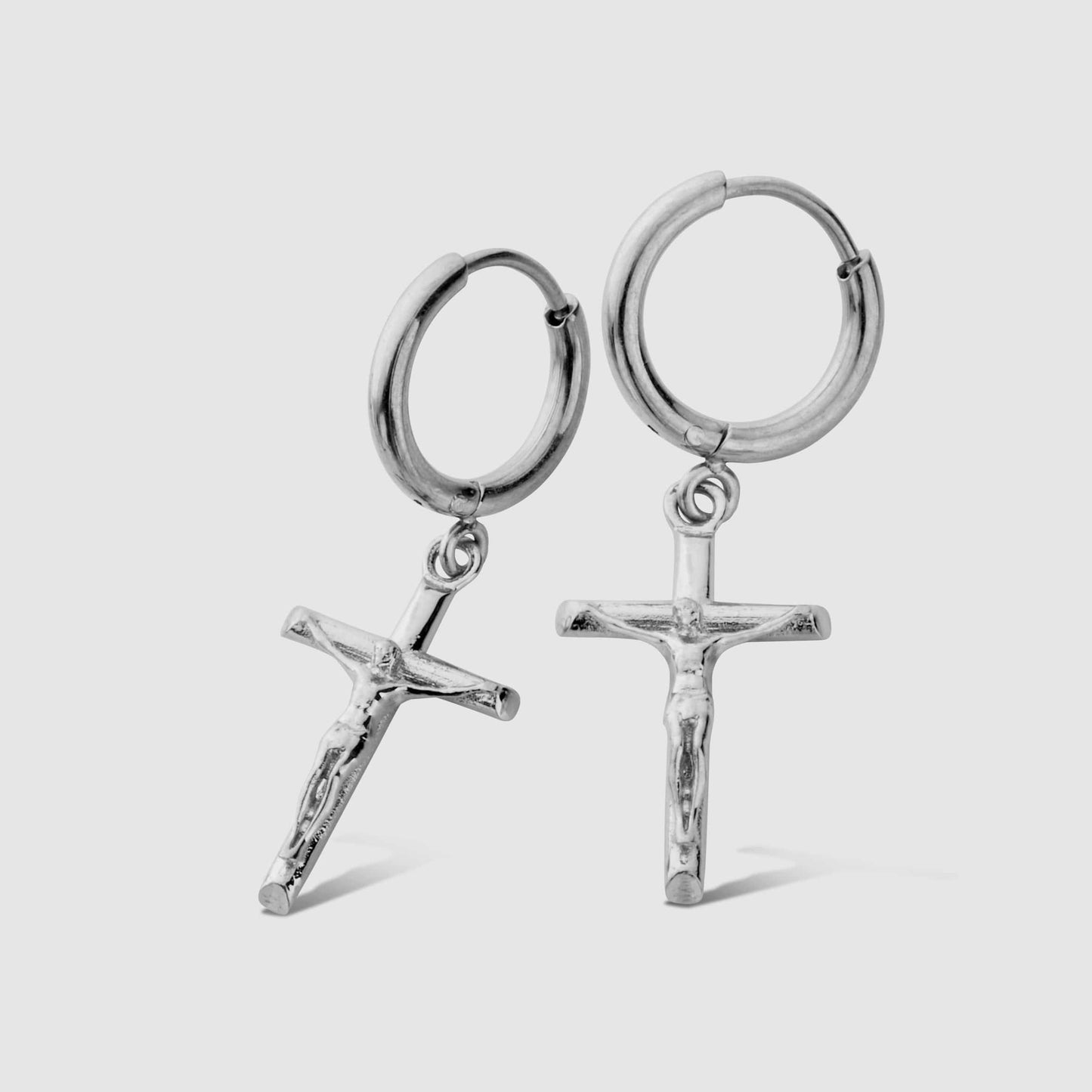 Kruis Earring (Zilver)
