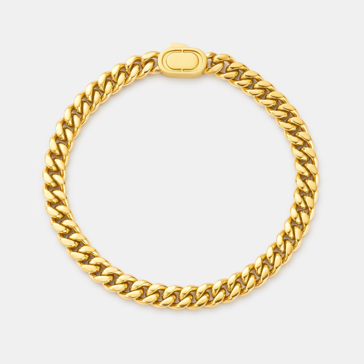 Cubaans Armband (Goud) 6mm