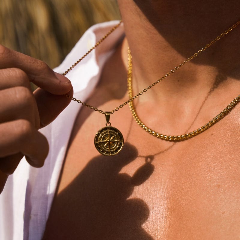 Kompas Hangertje (Goud)