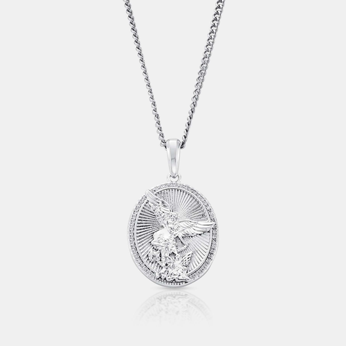 Iced St Michael (Zilver)