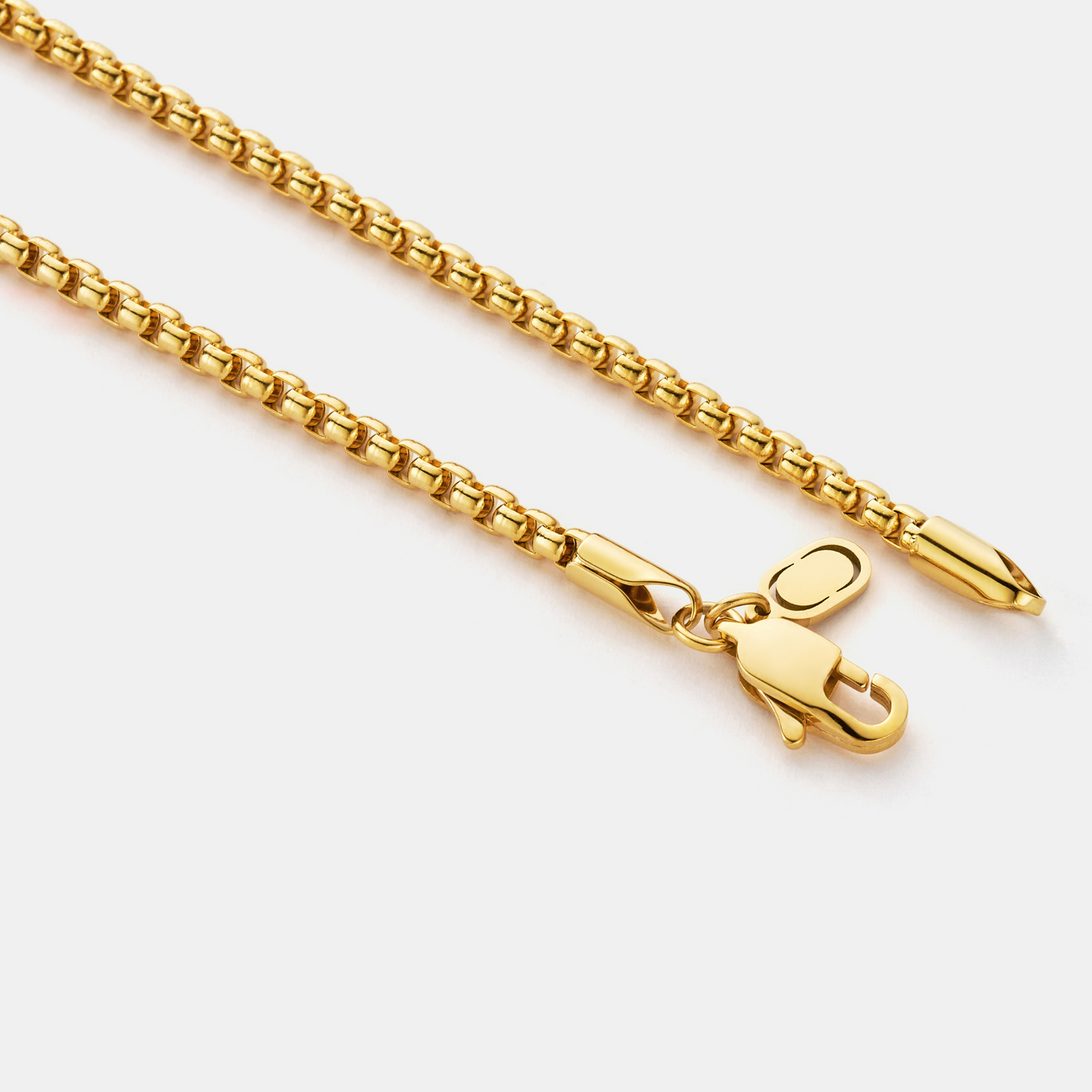Ronde Box Chain (Goud) 3mm