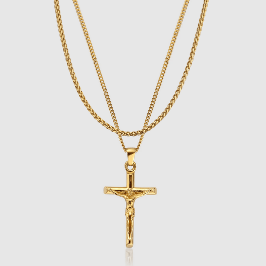 Kruisbeeld Set (Goud)