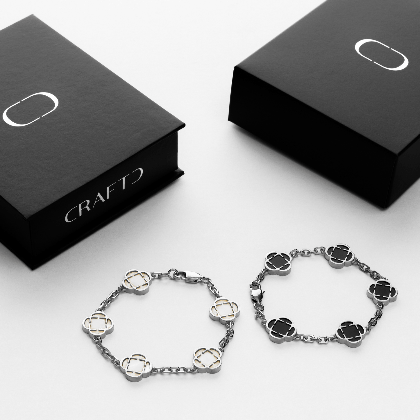 Clover Armband Cadeauset (Zilver)