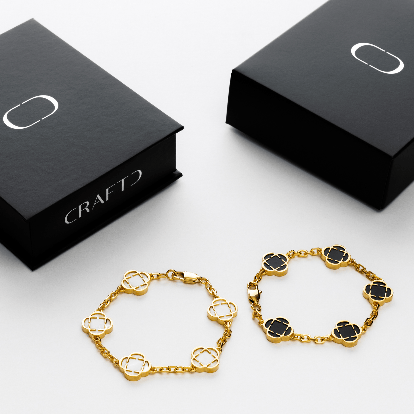 Clover Armband Cadeauset (Goud)