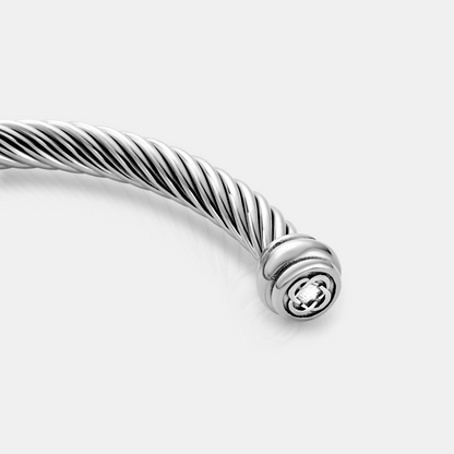 Touw Cuff (Zilver)