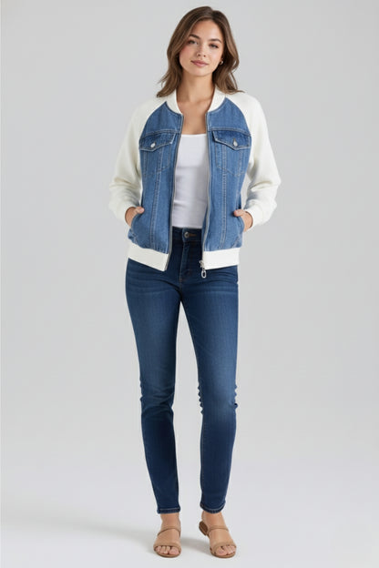 Rosgrove | Damen - Jeansjacke - Klassischer Freizeitstil