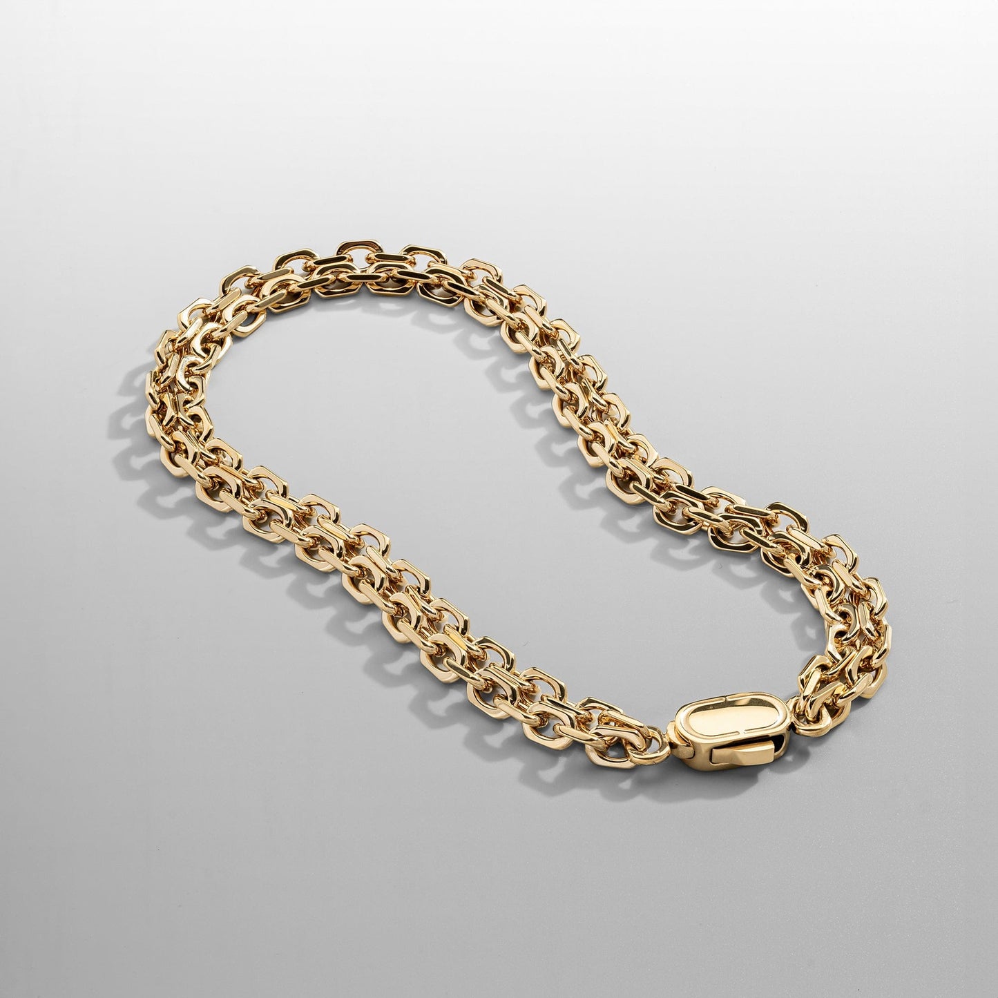 Dubbele Belcher Armband (Goud)