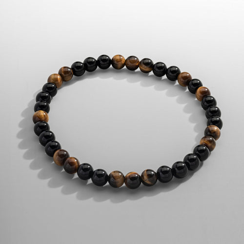 Tiger's Eye Obsidian Kralenarmband