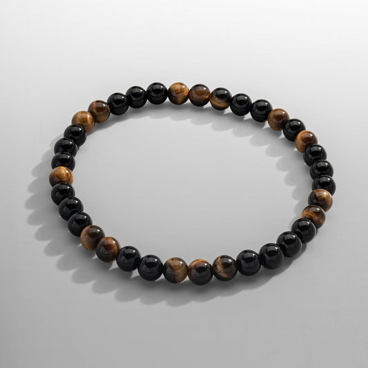 Tiger's Eye Obsidian Kralenarmband
