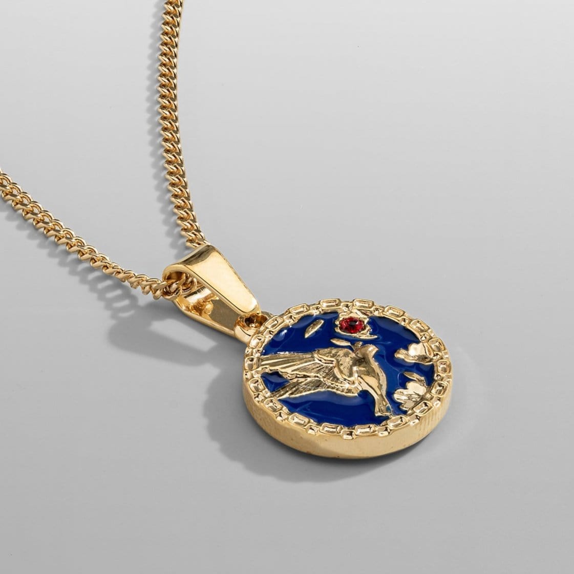 Emaille Zwaluw Hanger (Goud)