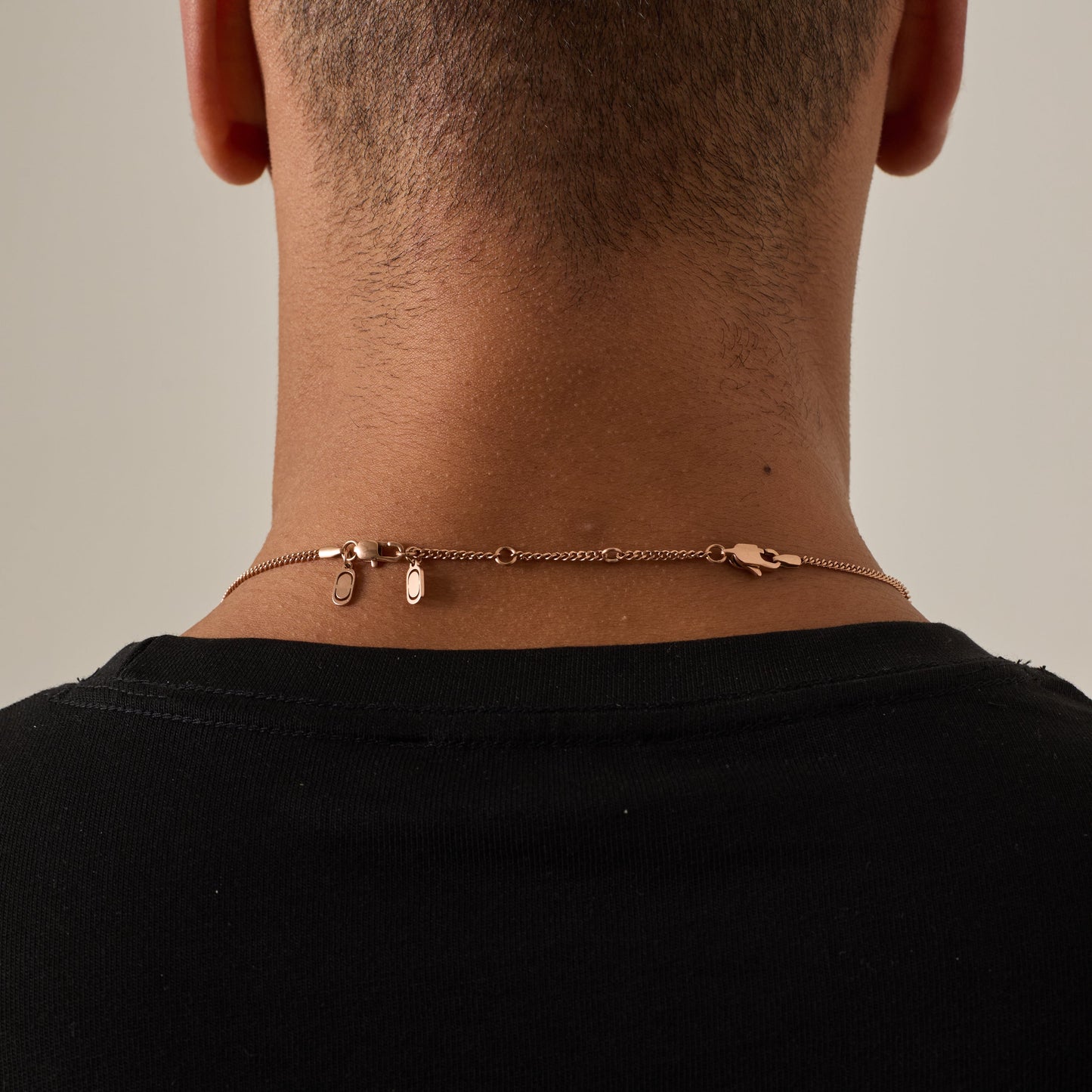 3" Kettingverlengstuk (Roze Goud)