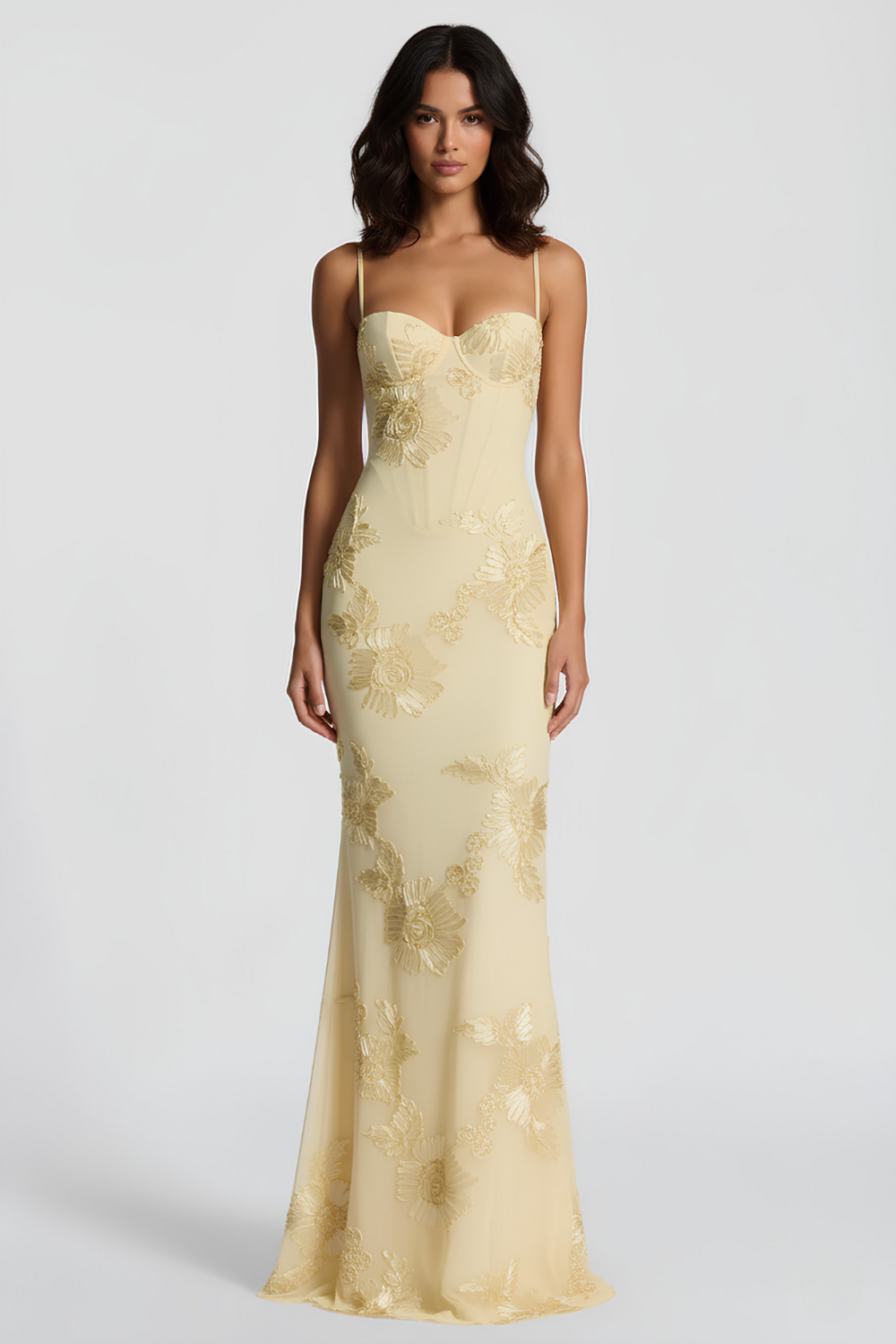 Lang Bustier Jurk Wenen