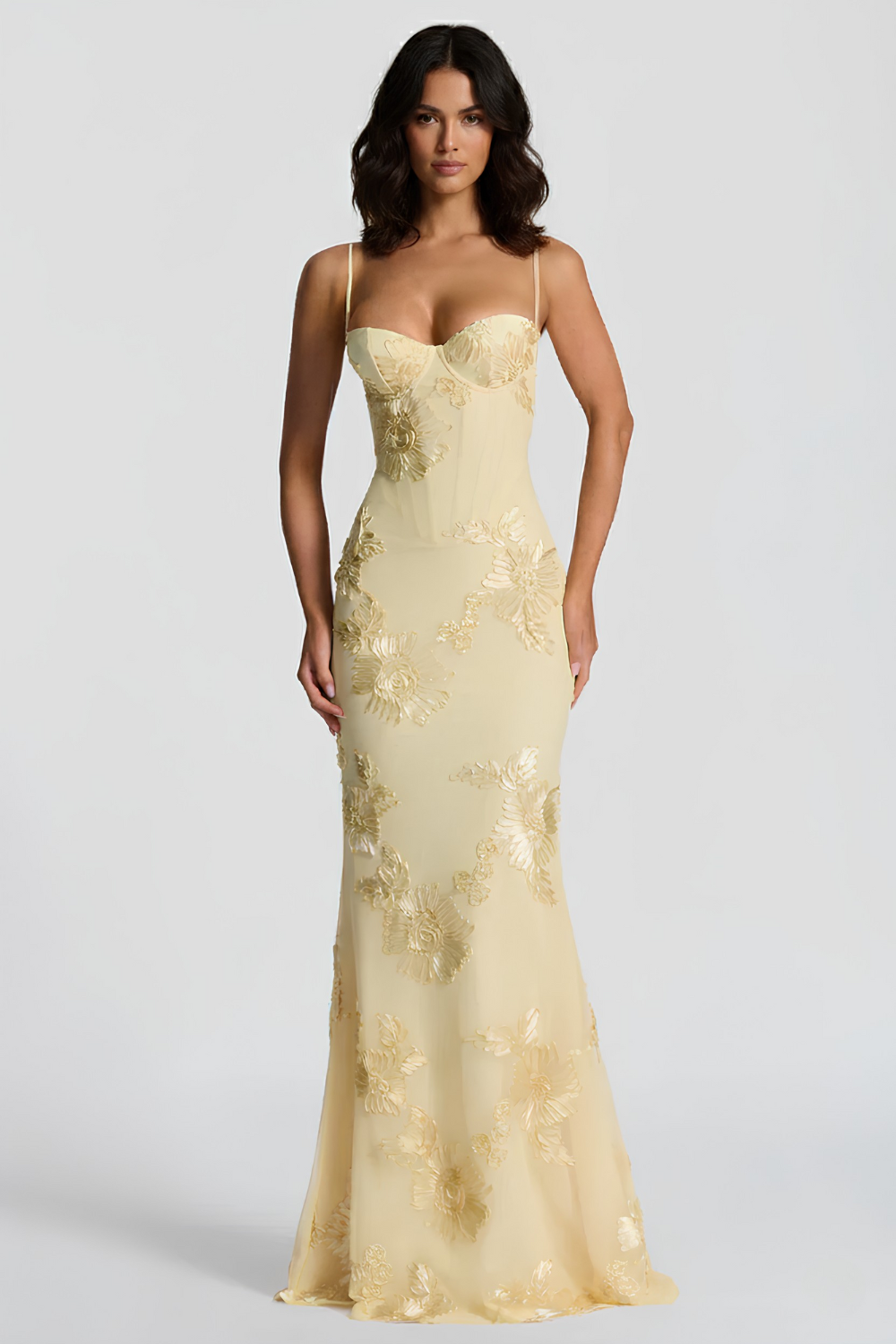 Lang Bustier Jurk Wenen