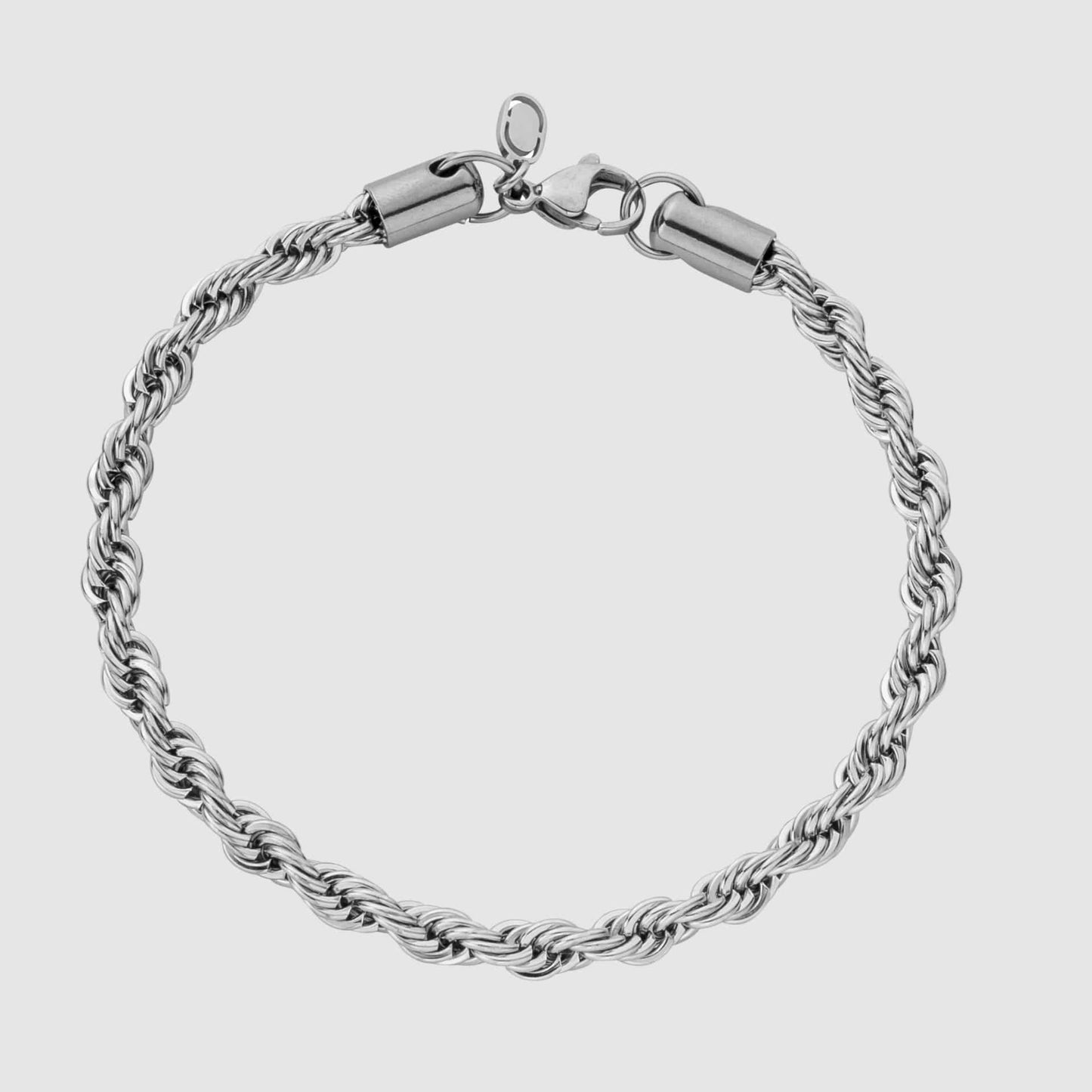 Touwarmband (Zilver) 5mm