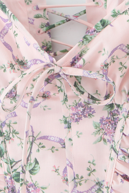 Cássia Bustier Jurk