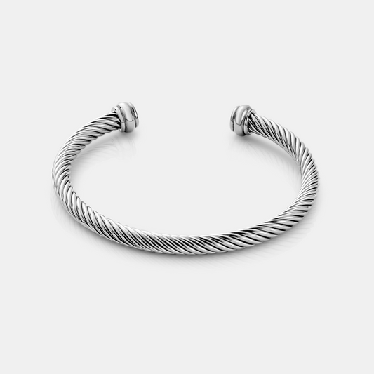 Touw Cuff (Zilver)