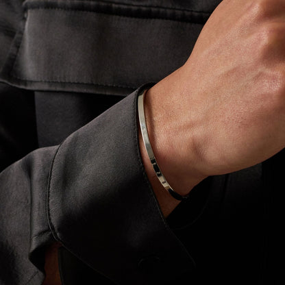 Klassieke Cuff 3mm (Zilver)