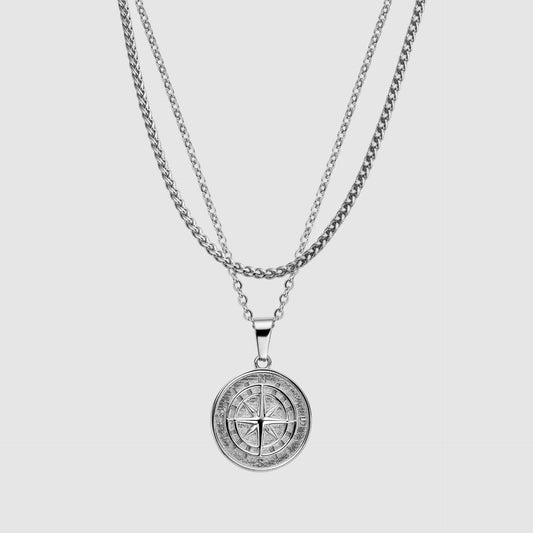 Compas Set (Zilver)
