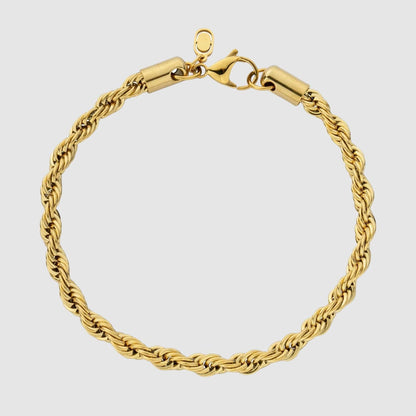 Touwarmband (Goud) 5mm