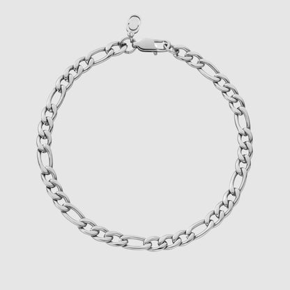 Figaro Armband (Zilver) 5mm
