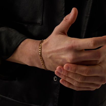 Figaro Armband (Goud) 5mm